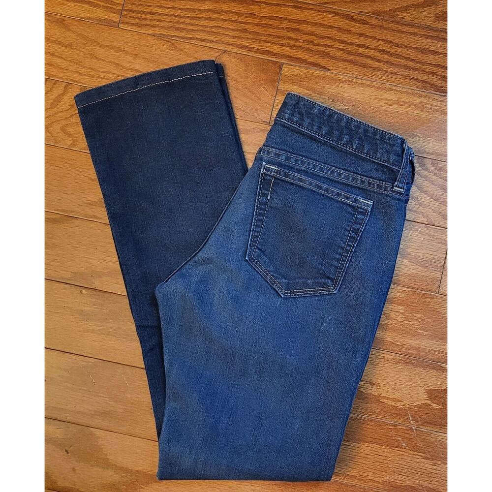 Banana Republic Jeans Womens Size 25 0P Petite Skinny Stretch Dark Wash Denim